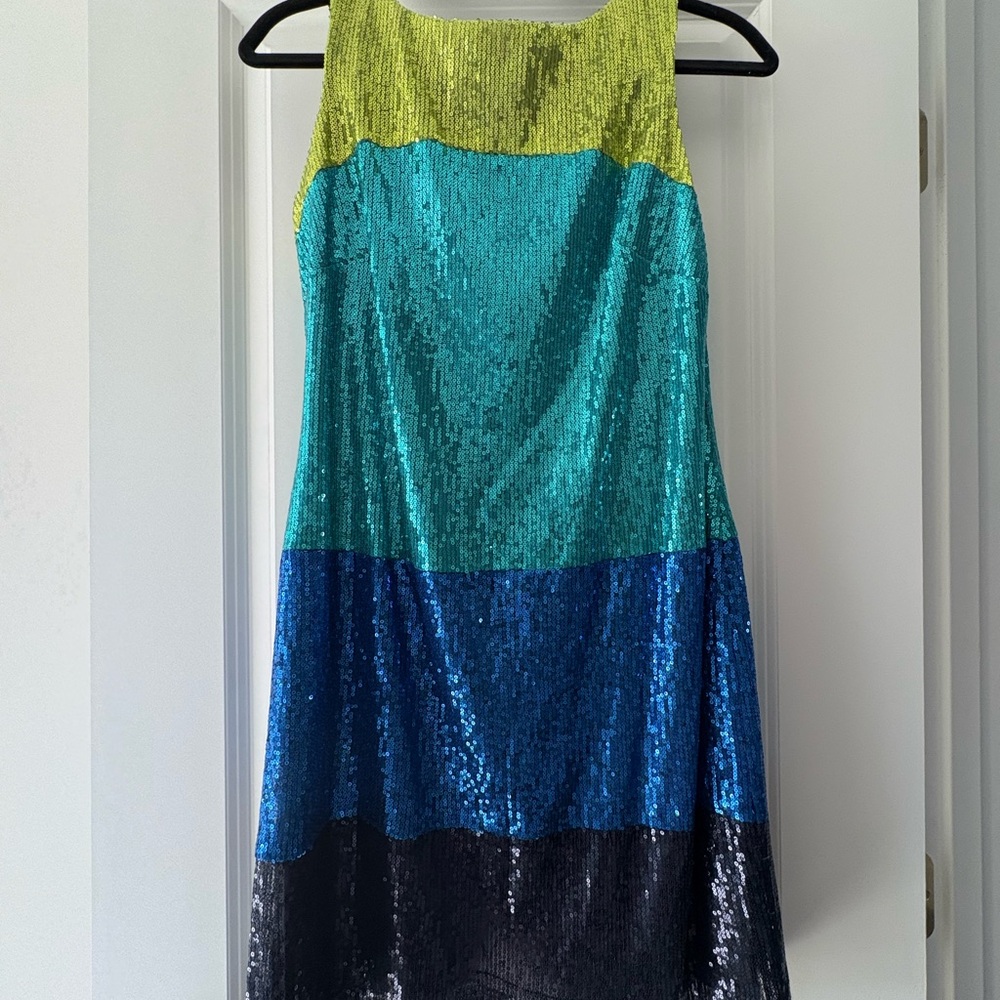 Gabby Skye Multicolor Sequin Dress - SIZE 8